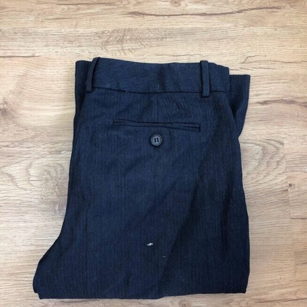 Theory Max C Gray Pants Button Front & Back Zip F… - image 1